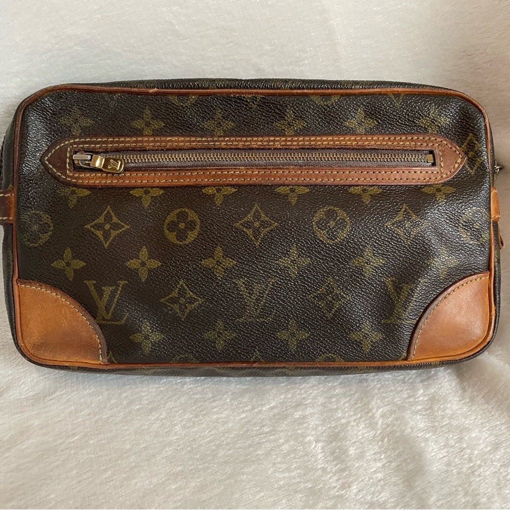 Louis Vuitton Brown Monogram Pouchette